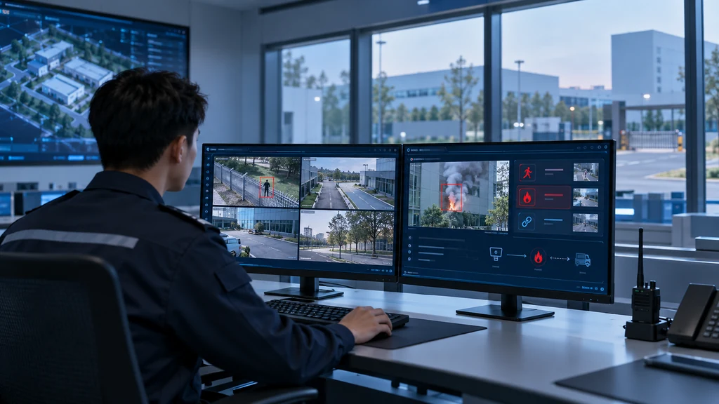 AI 视频预警场景示意